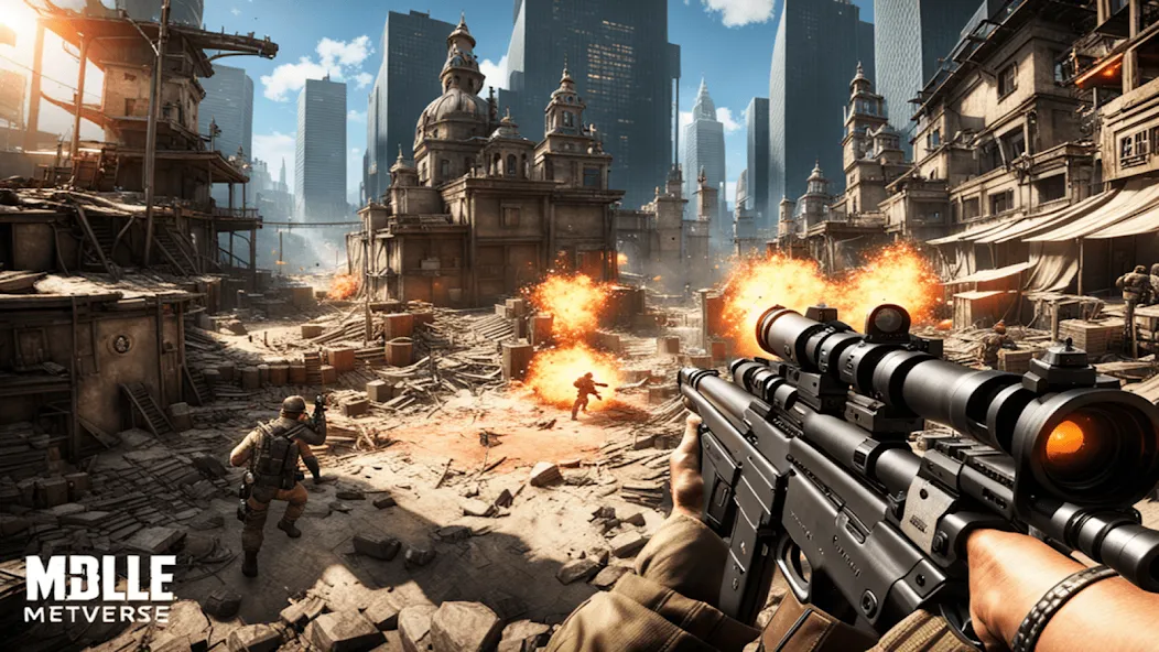 FPS Commando Shooting Games 3D — скриншот 1