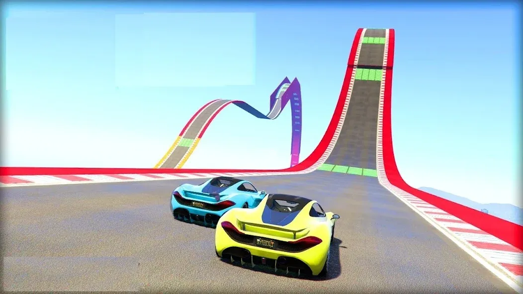Mega Ramp Car Offline Games — скриншот 2