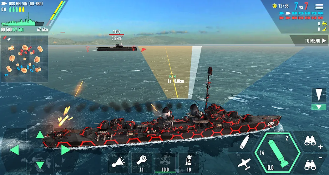 Battle of Warships: Online — скриншот 2 Battle of Warships: Online — скриншот 2