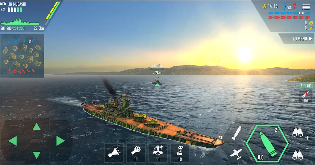 Battle of Warships: Online — скриншот 3 Battle of Warships: Online — скриншот 3
