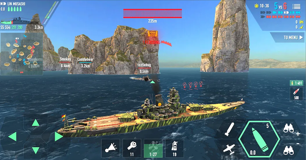Battle of Warships: Online — скриншот 4 Battle of Warships: Online — скриншот 4