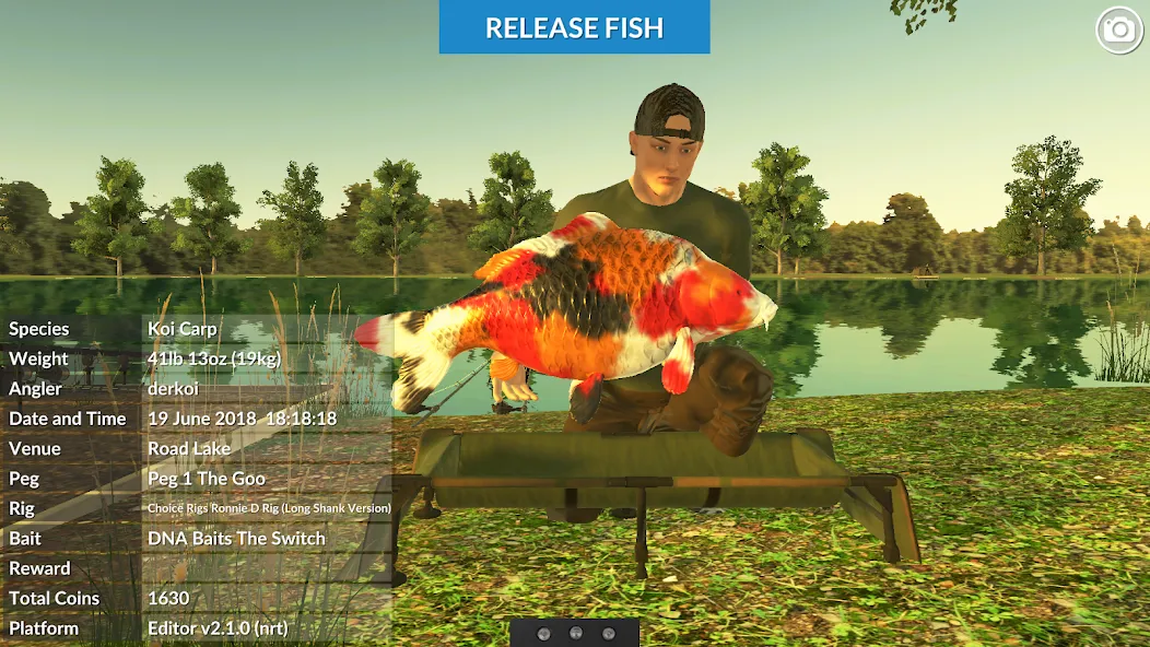 Carp Fishing Simulator — скриншот 1