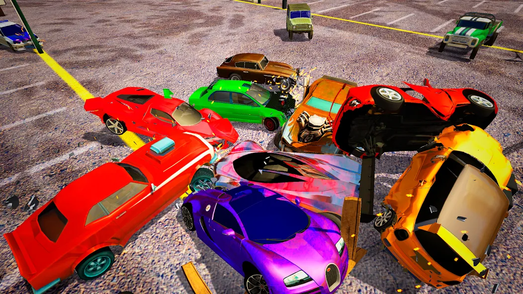 Demolition Derby Mad Car Crash — скриншот 2