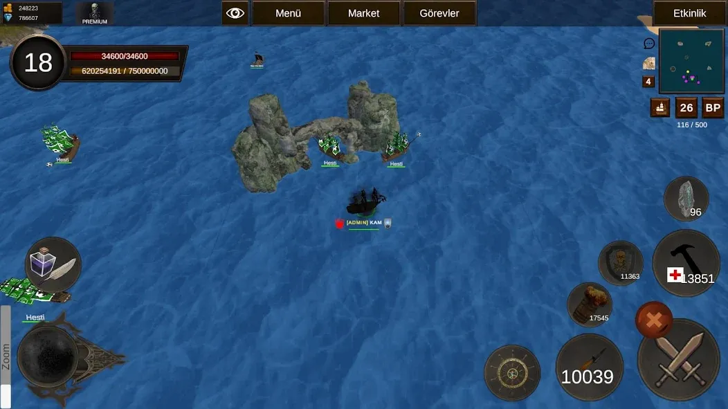 Naval Battle Online — скриншот 1