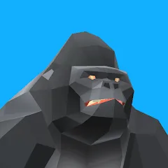 Взломанная Gorilla Clicker — Много денег