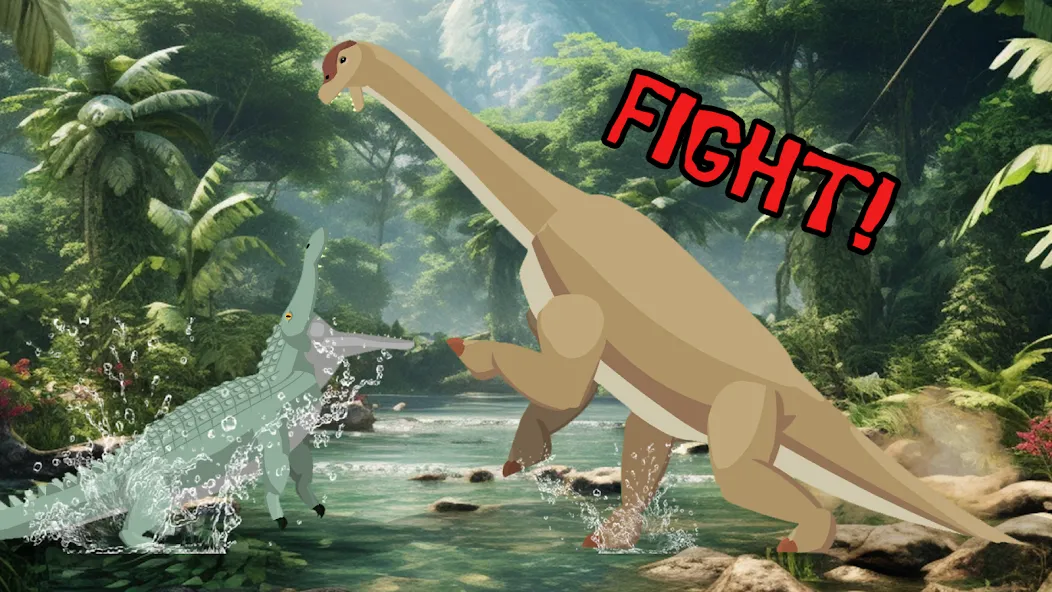 T-Rex Fights Dinosaurs — скриншот 3
