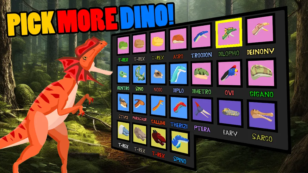 T-Rex Fights More Dinosaurs — скриншот 2 T-Rex Fights More Dinosaurs — скриншот 2