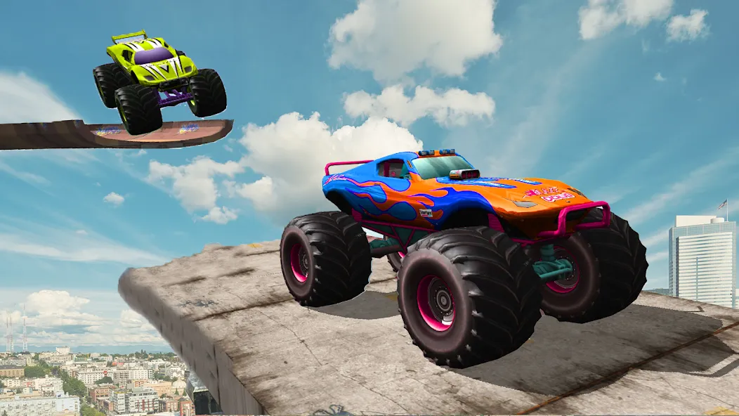 Monster Truck Car Game 3d — скриншот 1