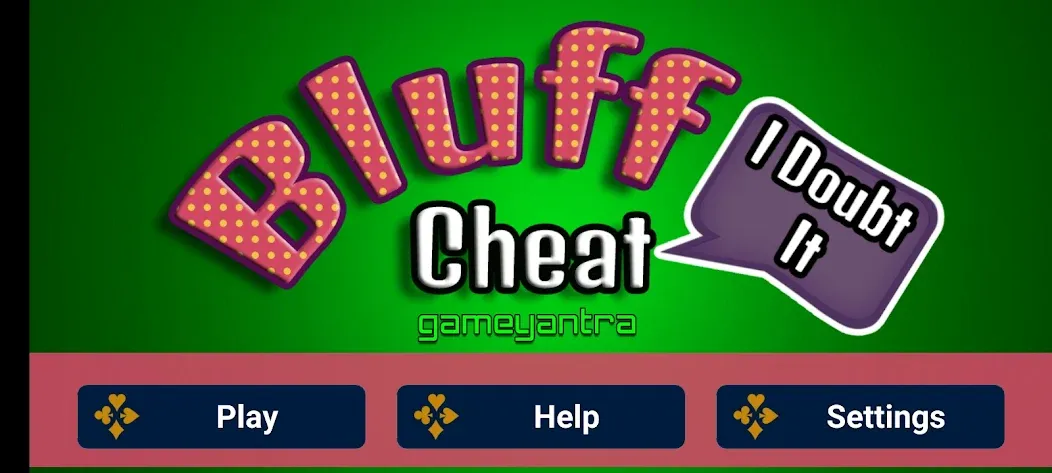 Bluff Card Game — скриншот 1