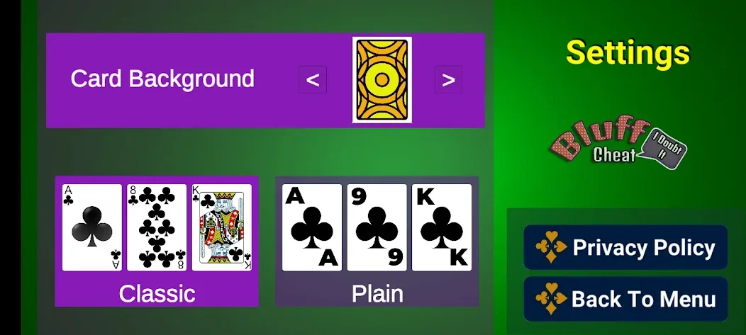 Bluff Card Game — скриншот 2