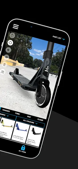 Scooter 3D custom builder — скриншот 2