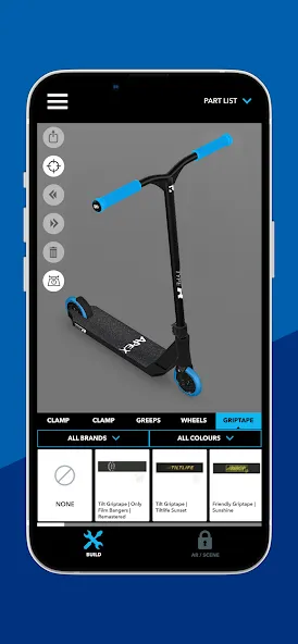 Scooter 3D custom builder — скриншот 3