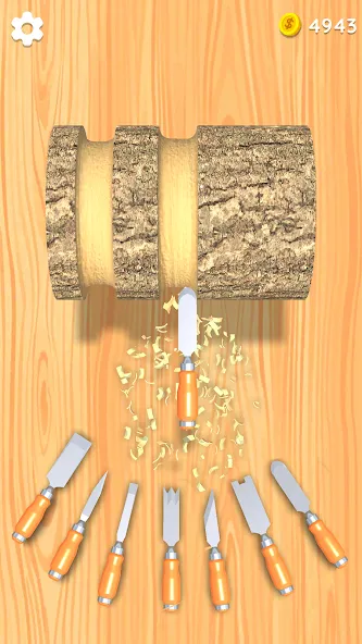 Wood Turning 3D - Carving Game — скриншот 1