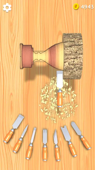Wood Turning 3D - Carving Game — скриншот 2