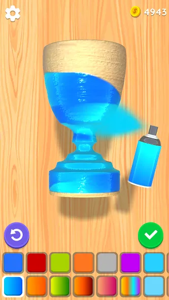 Wood Turning 3D - Carving Game — скриншот 4