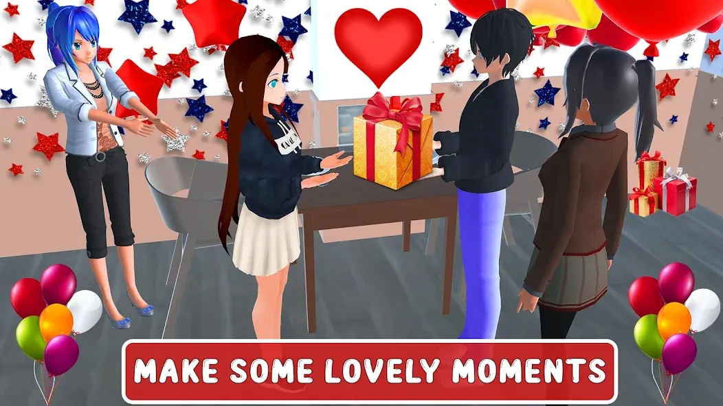 Anime High School Love Story — скриншот 4 Anime High School Love Story — скриншот 4
