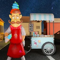 Взлом Ice Cream Man: Horror Scream на Андроид — Много денег