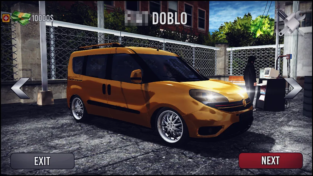 Doblo Drift Simulator — скриншот 1