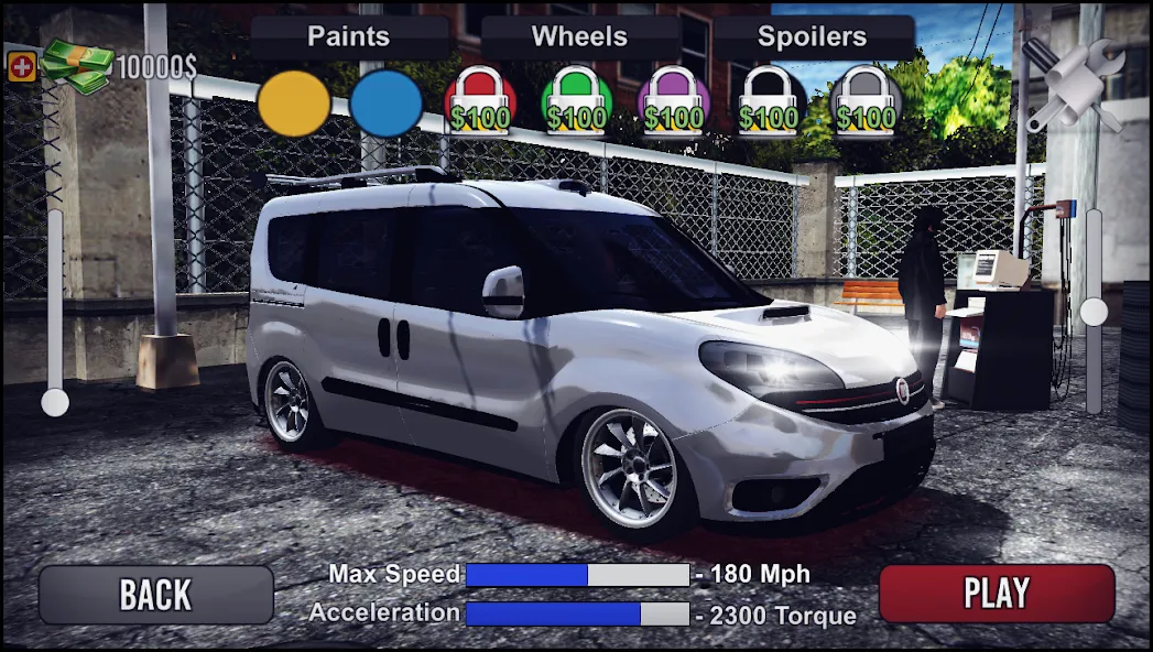 Doblo Drift Simulator — скриншот 2