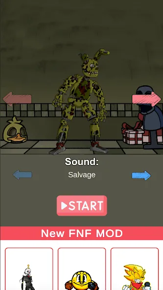 FNF Springtrap Mod Test — скриншот 1 FNF Springtrap Mod Test — скриншот 1