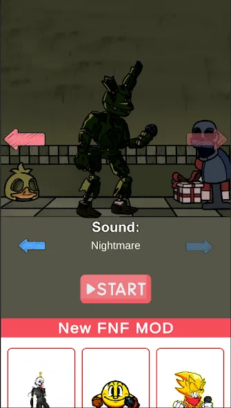 FNF Springtrap Mod Test — скриншот 2 FNF Springtrap Mod Test — скриншот 2