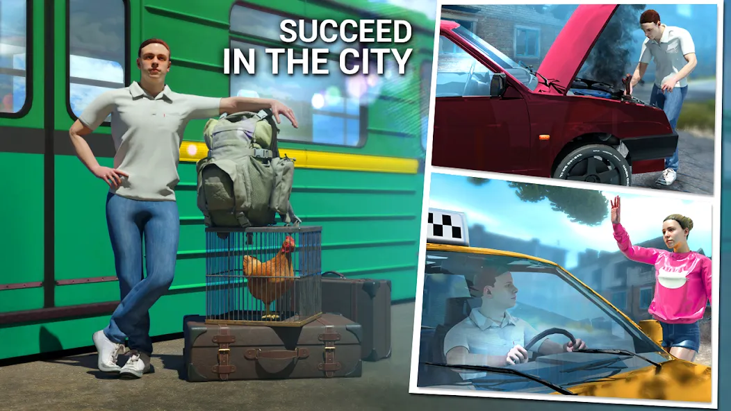 Real Driving School in City — скриншот 1
