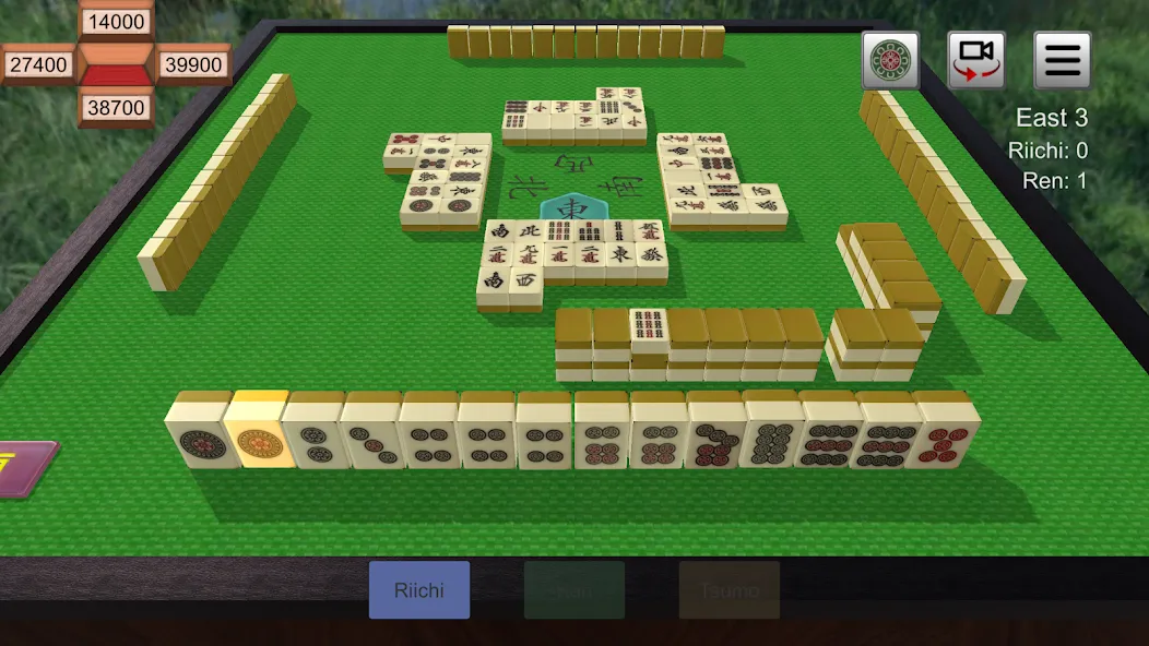 Riichi Mahjong — скриншот 1 Riichi Mahjong — скриншот 1