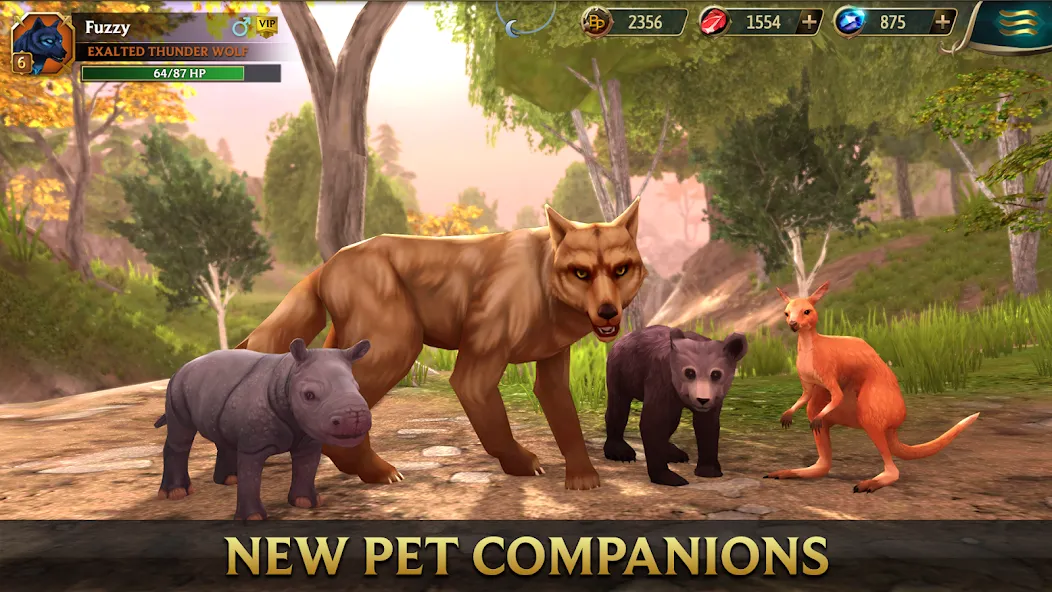 Wolf Tales - Wild Animal Sim — скриншот 2