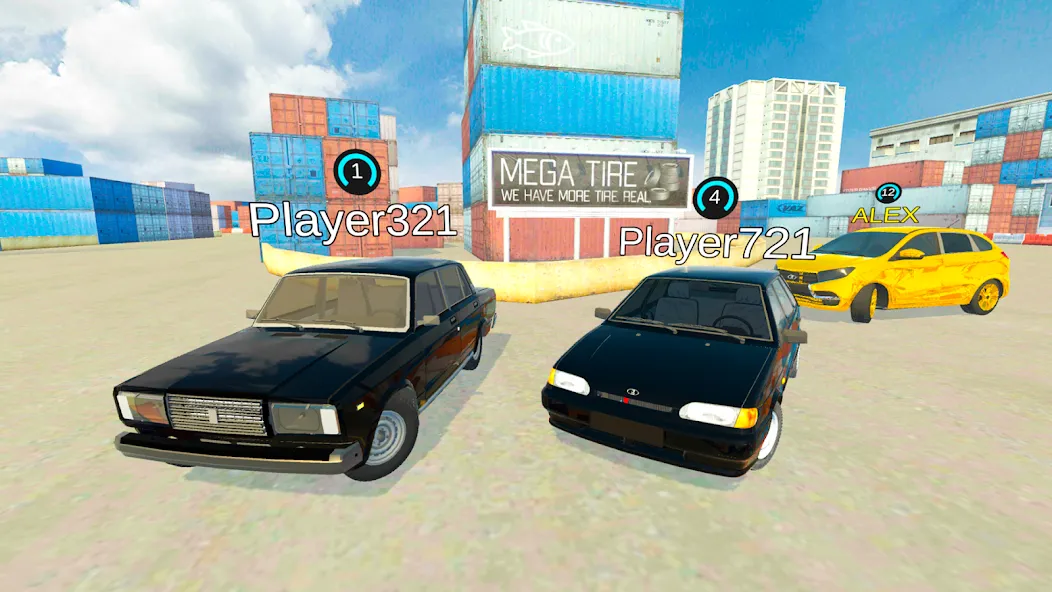 Lada Drift Simulator - Online — скриншот 2