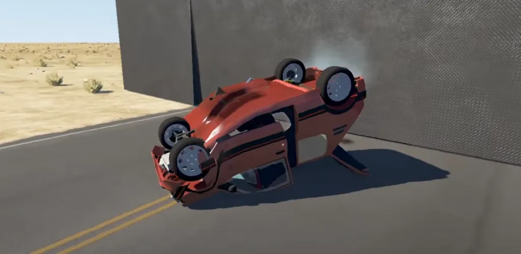 Realistic Car Crash Simulator — скриншот 1