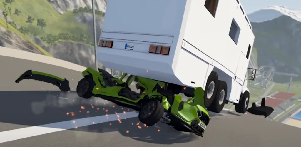 Realistic Car Crash Simulator — скриншот 3