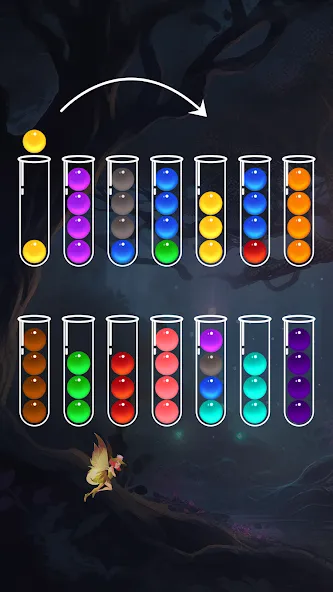 Ball Sort - Color Puzzle Game — скриншот 1
