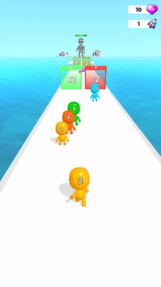 Man Runner 2048: Run and Merge — скриншот 1 Man Runner 2048: Run and Merge — скриншот 1