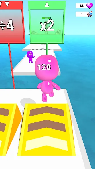 Man Runner 2048: Run and Merge — скриншот 2 Man Runner 2048: Run and Merge — скриншот 2