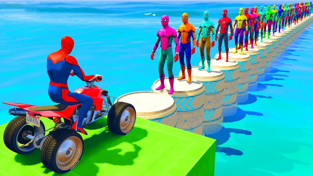 ATV Quads Bike Stunt Racing 3D — скриншот 1