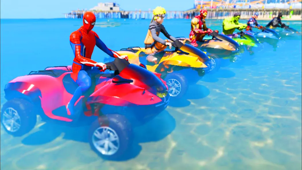 ATV Quads Bike Stunt Racing 3D — скриншот 2