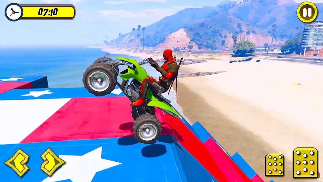 ATV Quads Bike Stunt Racing 3D — скриншот 4