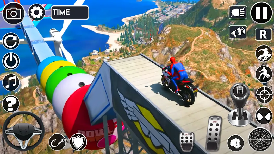 Superhero Tricky Bike Stunt — скриншот 3