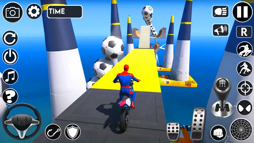 Superhero Tricky Bike Stunt — скриншот 5