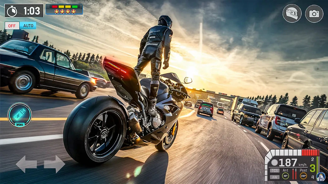 Moto Racing 3d Motorcycle Game — скриншот 5