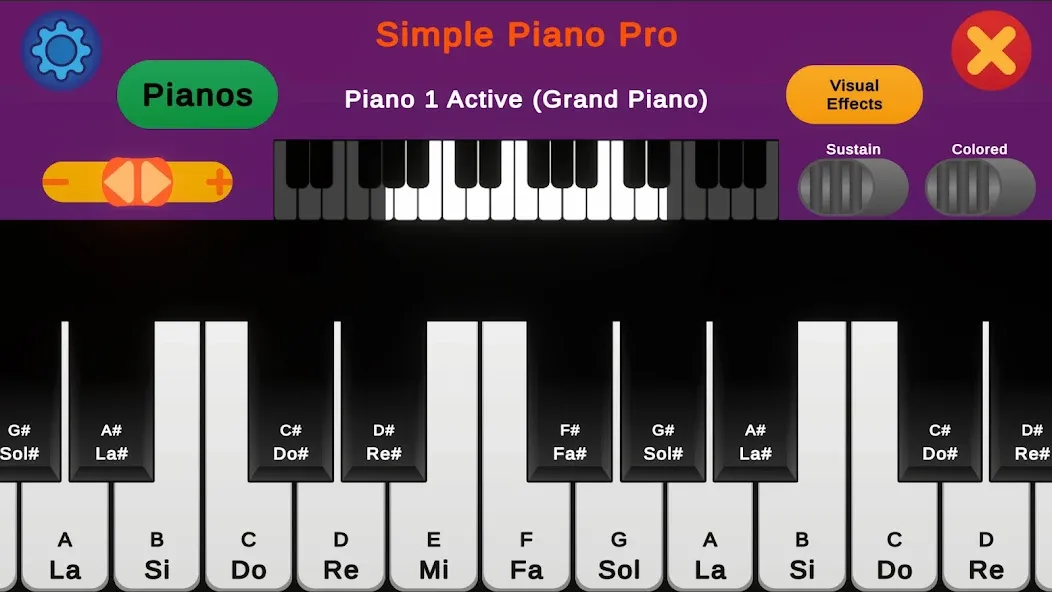 Simple Piano Pro — скриншот 1