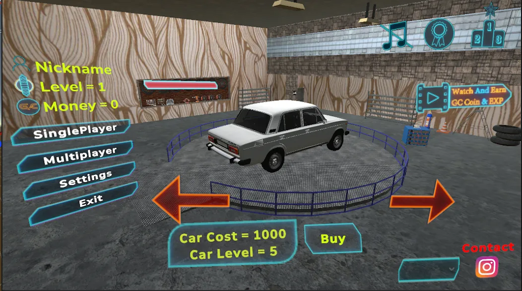 Extreme Car Drift - car racing — скриншот 1