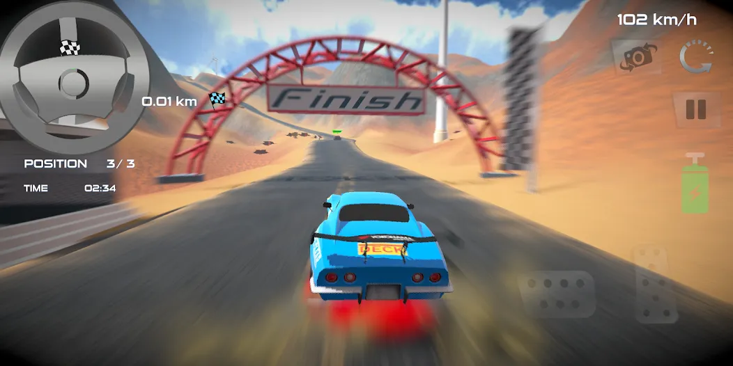 Rally Car : Extreme Fury Race — скриншот 4 Rally Car : Extreme Fury Race — скриншот 4