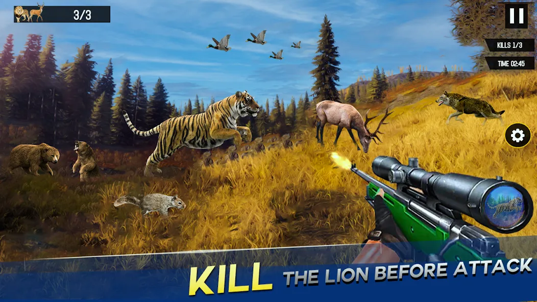 Sniper Animal Deer Hunter Game — скриншот 3