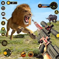 Скачать Sniper Animal Deer Hunter Game MOD на Андроид — Много денег