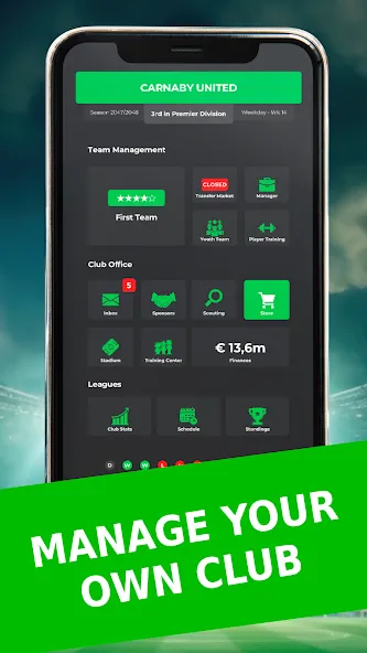 Club Boss - Soccer Game — скриншот 4 Club Boss - Soccer Game — скриншот 4