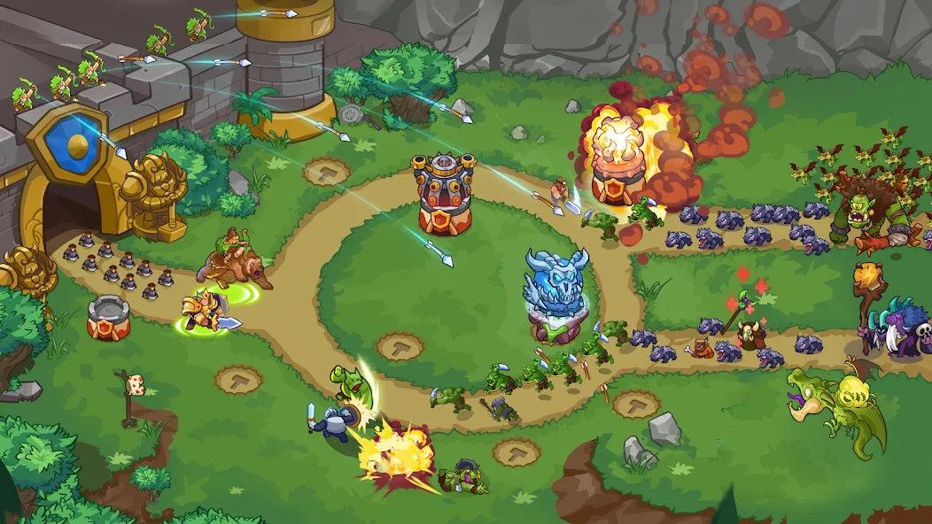 King of Defense 2: Epic TD — скриншот 1 King of Defense 2: Epic TD — скриншот 1