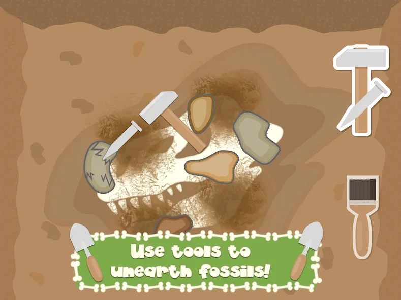 Dino Fossil Dig - Jurassic Adv — скриншот 3