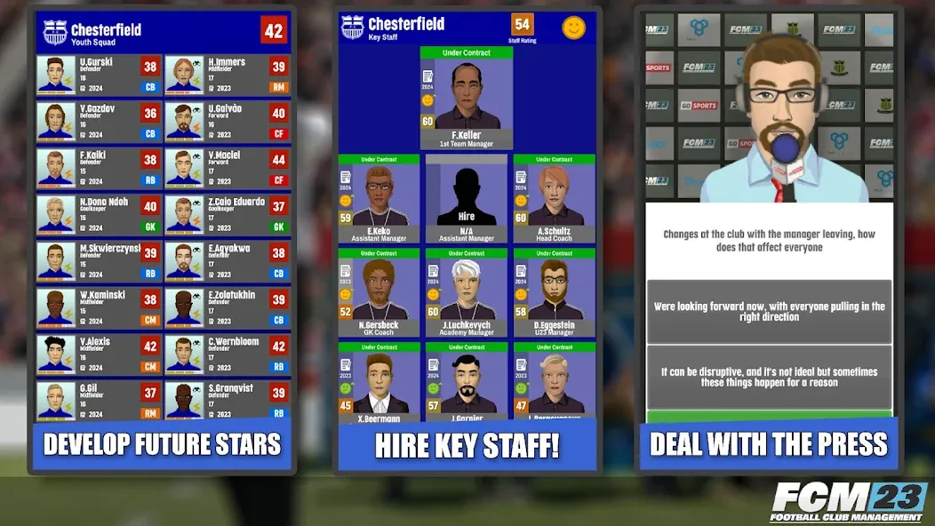 FCM23 Soccer Club Management — скриншот 4 FCM23 Soccer Club Management — скриншот 4