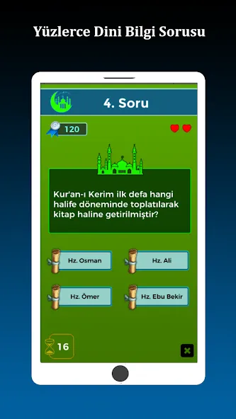 İslami Bilgi Yarışması — скриншот 2 İslami Bilgi Yarışması — скриншот 2